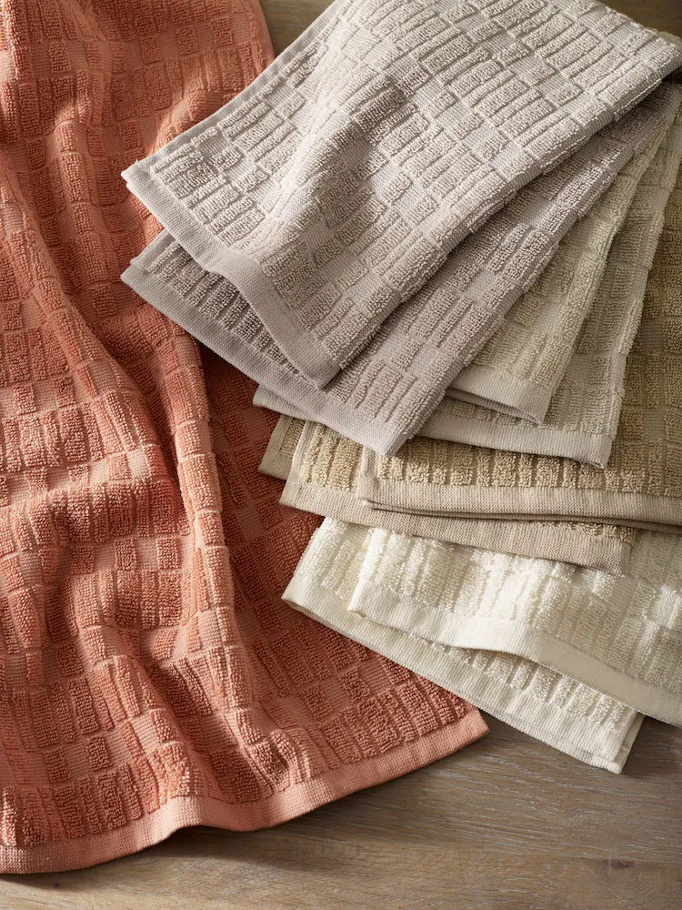 Set of 5 Natural Terry Set of 5 Tea Towels
