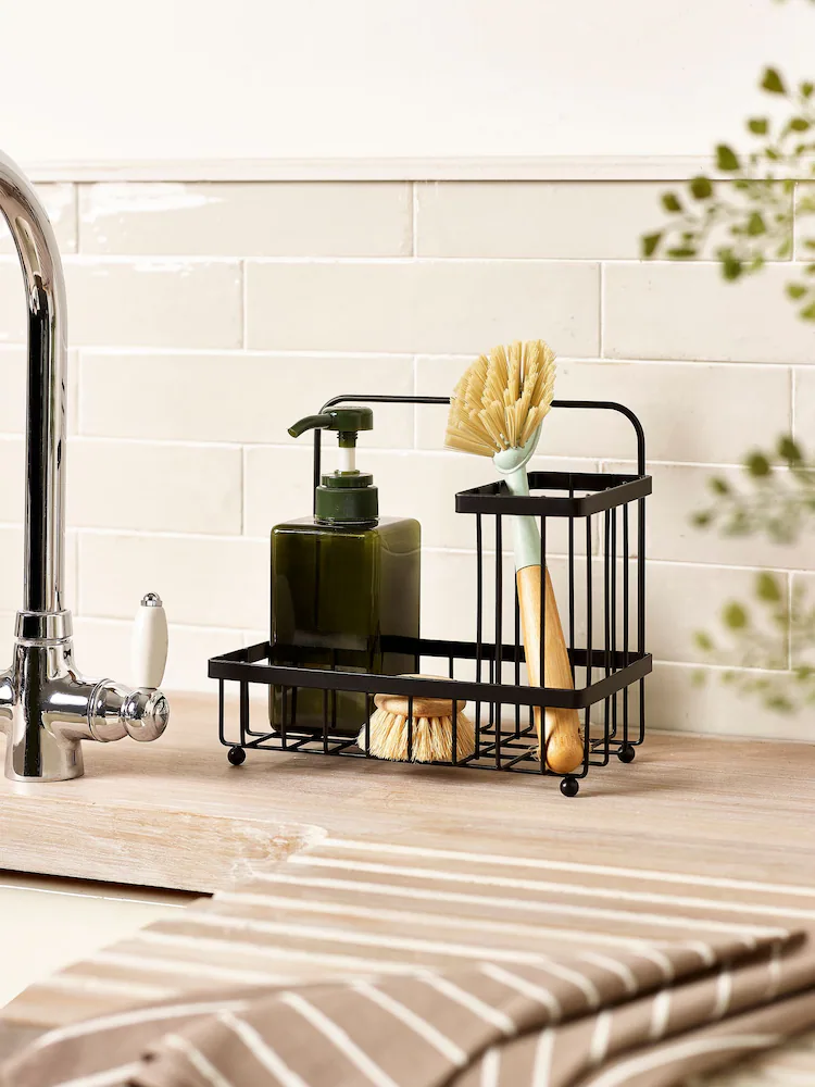 Black Bronx Sinktop Organiser Caddy