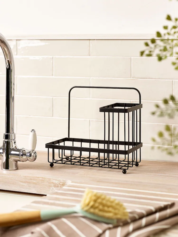 Black Bronx Sinktop Organiser Caddy