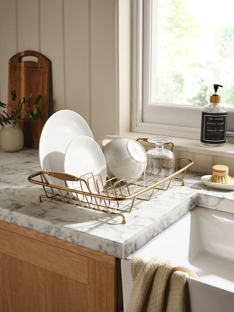 Antique Gold Dish Drainer