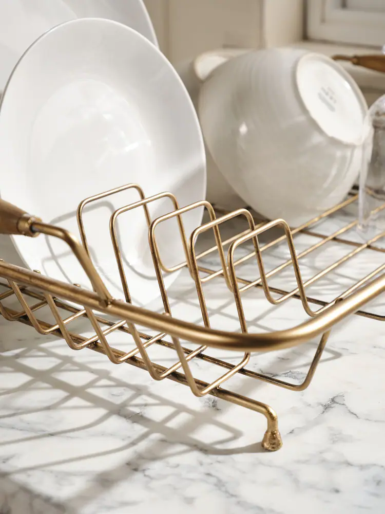 Antique Gold Dish Drainer